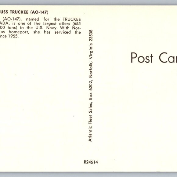 Postcard  Unposted  Warships [Oilers] Lot of 8 Historic Collection #1173 - Picture 8 of 16